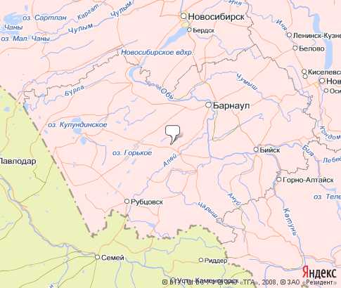 Карта: Алтайский