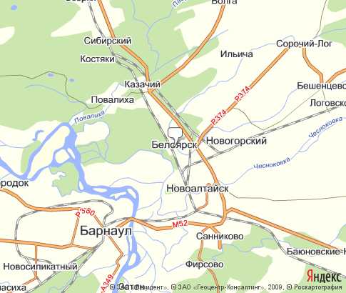 Карта: Белоярск