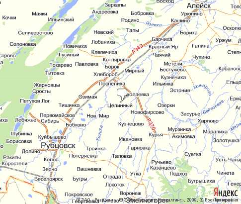 Карта: Поспелихинский