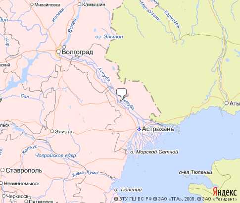 Карта: Астраханская
