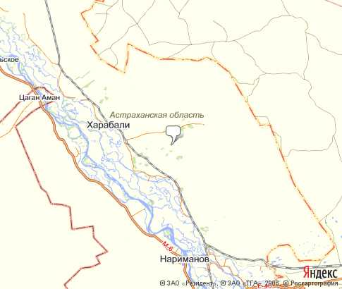 Спутниковая Карта Харабалинского Района