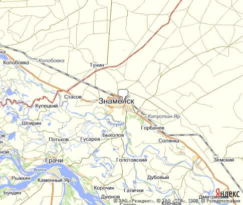 Карта: Знаменск