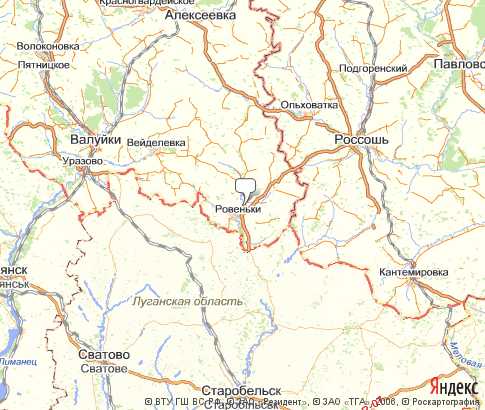 Карта: Ровеньский