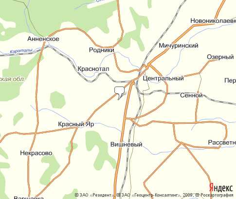 Карта: Локомотивный
