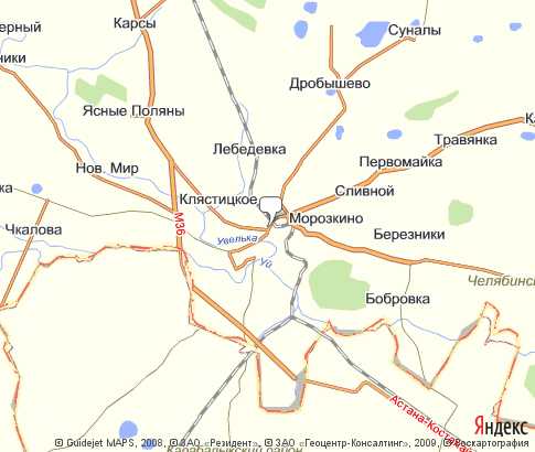 Карта: Троицк