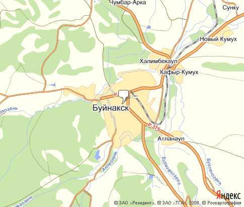 Карта: Буйнакск