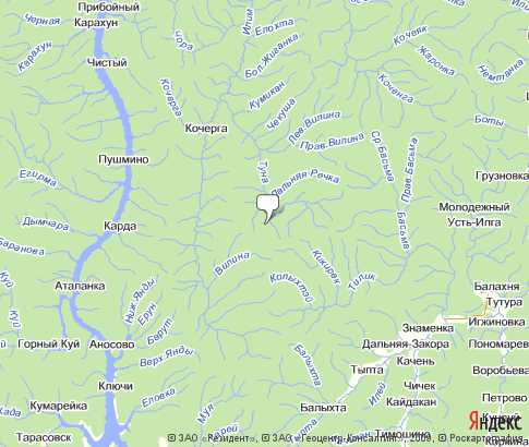 Карта: Усть-Удинский