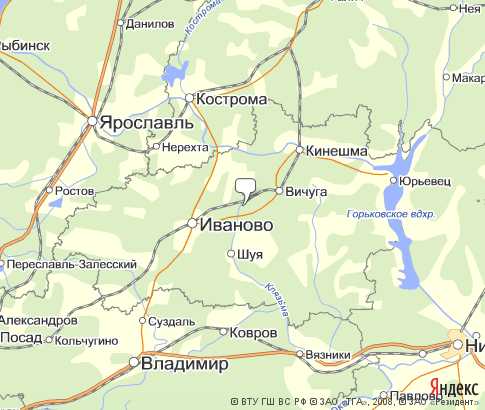 Карта: Ивановская