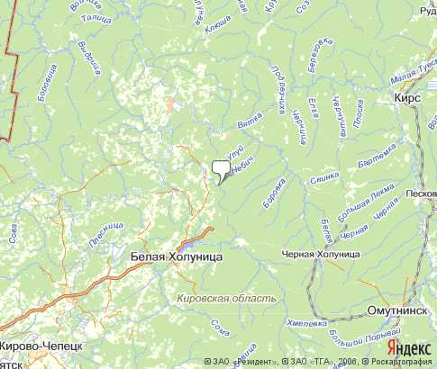 Карта: Белохолуницкий