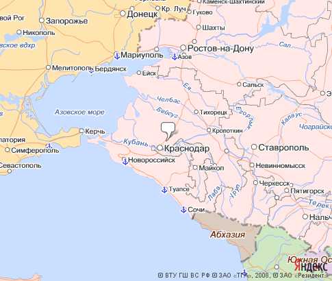 Карта: Краснодарский