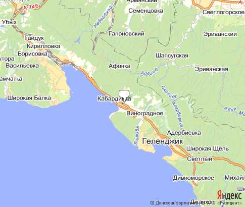 Карта: Кабардинка