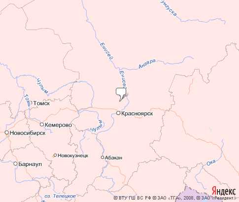 Карта: Красноярский
