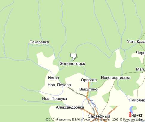 Карта: Красноярск-45