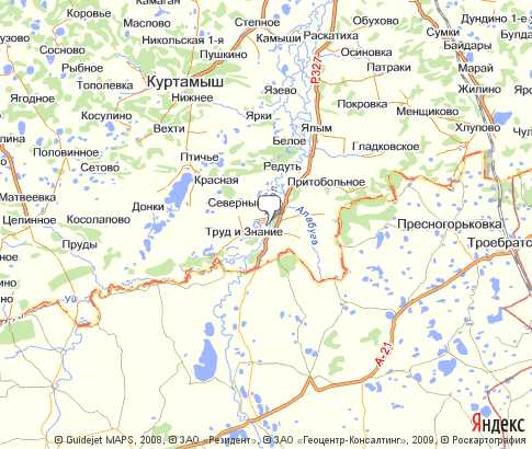 Карта: Звериноголовский