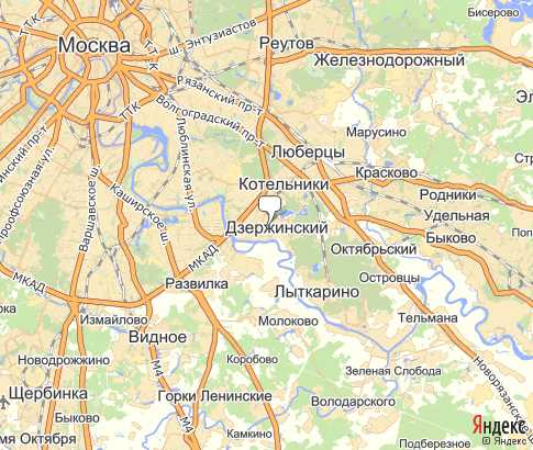 Карта: Дзержинский