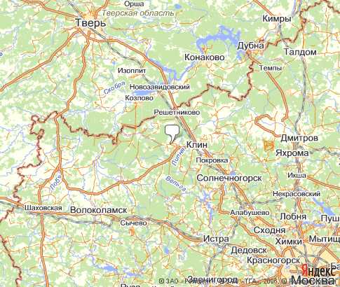 Карта: Клинский