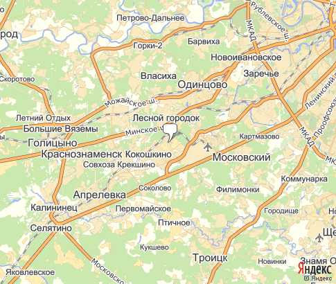 Карта: Толстопальцево