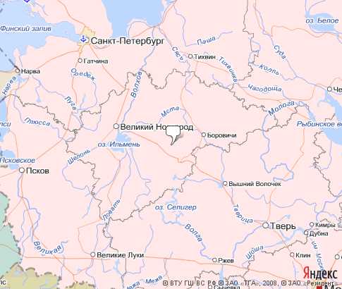 Карта: Новгородская