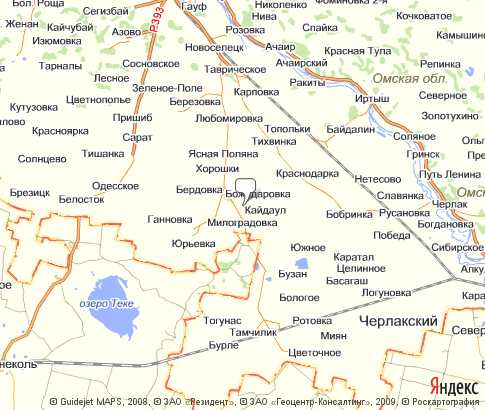 Карта: Павлоградский