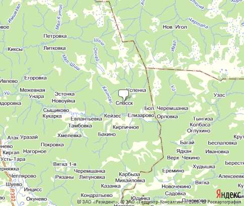 Карта: Седельниковский