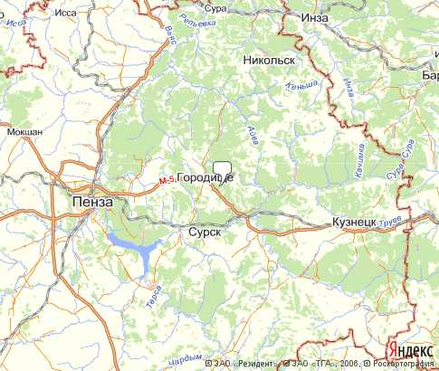 Карта: Городищенский
