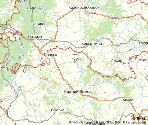 Карта: Наровчатский