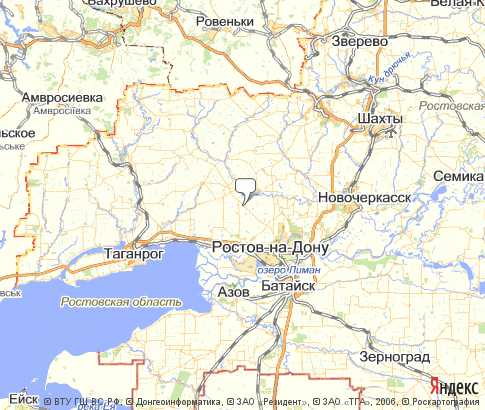 Карта: Мясниковский