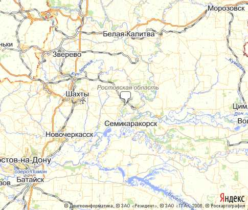 Карта: Усть-Донецкий