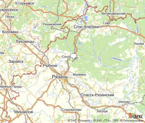 Карта: Рязанский