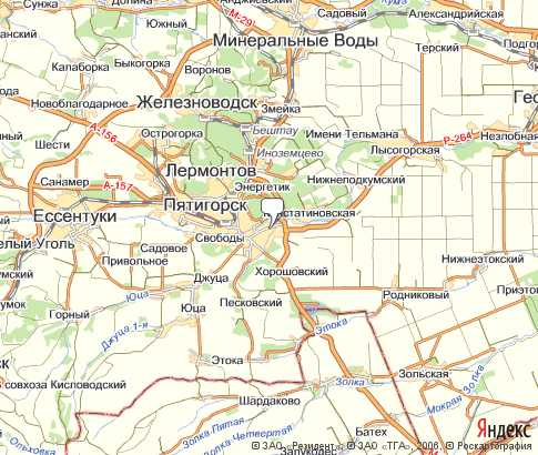 Карта: Горячеводский