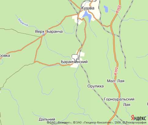 Карта: Баранчинский