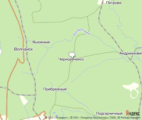 Карта: Чернореченск
