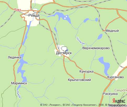 Карта: Дегтярск