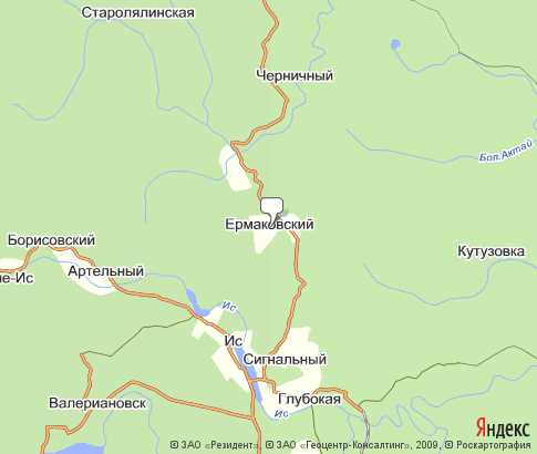 Карта: Ермаковский