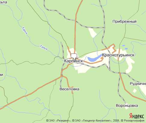 Карта: Карпинск