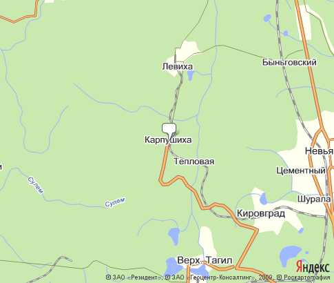 Карта: Карпушиха
