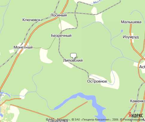 Карта: Липовский