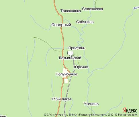 Карта: Лозьвинский
