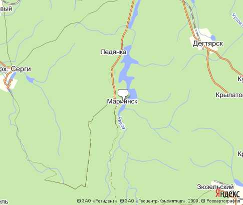 Карта: Мариинск