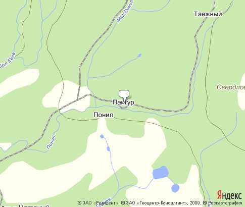Карта: Пангур