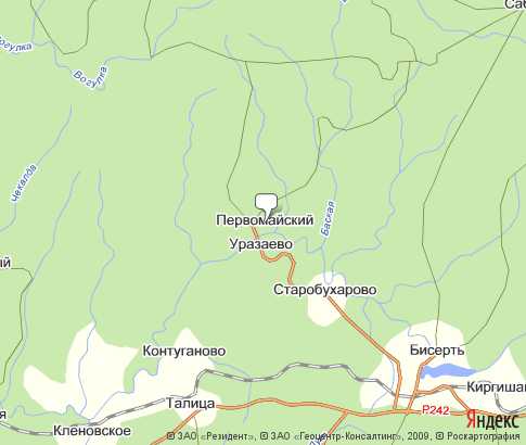 Карта: Первомайский