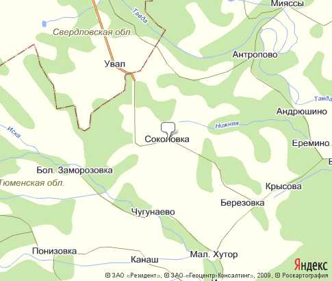 Карта: Соколовка