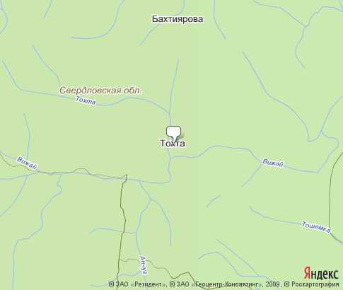 Карта: Тохта