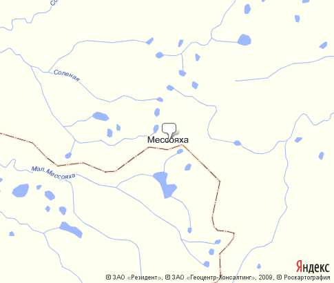 Карта: Мессояха