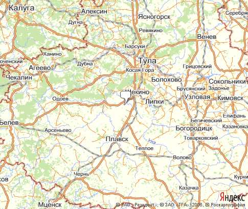 Карта: Щекинский