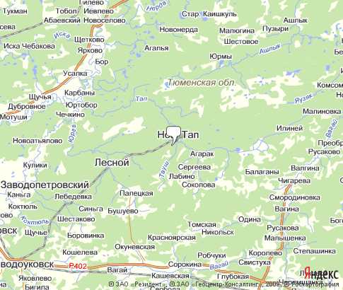Карта: Юргинский