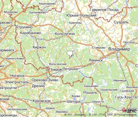 Карта: Петушинский
